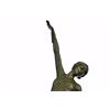 Image 2 : Egyptian Dancer Bronze Statue on marble base Sculpture