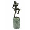 Image 8 : Football Player Bronze Sculpture on Marble base Statue