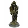 Image 1 : Woman With Vail Bronze Sculpture on Marble base