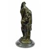 Image 8 : Woman With Vail Bronze Sculpture on Marble base