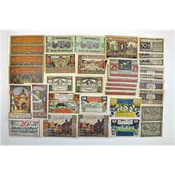 Notgeld group, ca.1920-22 Issues.