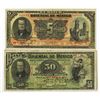 Image 1 : Banco Oriental De Mexico, 1903 to 1914 Issue Banknote Pair.