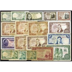 Banco de Espana. 1951-57 Issues.