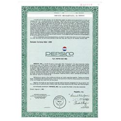 Pepsico, Inc., 1989 Specimen Bond