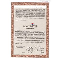 Pepsico, Inc., 1989 Specimen Bond