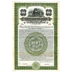 Missouri-Kansas-Texas Railroad Co., 1922 Specimen Bond