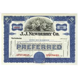 J.J. Newberry Co., Specimen Stock.