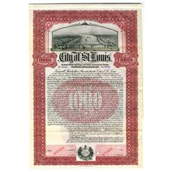 City of St. Louis, 1907 Specimen Bond