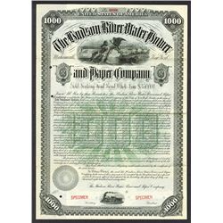 Hudson River Water Power & Paper Co. 1893.