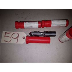 Set of (3) End Mill 1''1/4 rad.
