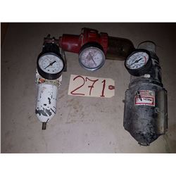 Lot of Assorted Pressure Gage