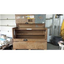 Knaack  60" Job box.  60" wide x 30" deep x 49" high