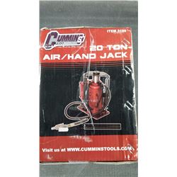 Brand new in box 20 tons air and hand jack