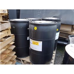 Set of (4)Plastic Barrell