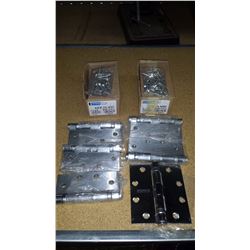 Lot of 6 brand new stainless steel ball bearing door hinges