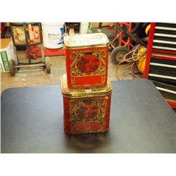 Tea & Coffee Tins (2)
