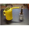 Image 1 : Oil Measuring Can, Oil Bottle