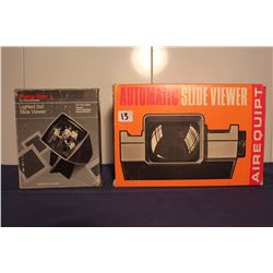Pair Of Slide Viewers (Automatic Slide Viewer, Pana-Vue 1 Lighted 2x2 Slide Viewer)