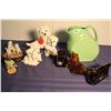 Image 1 : Lot of Animal Figurines & 1950s Antique Pitcher