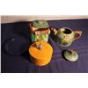 Image 2 : Ceramic Teapot, Cookie Jar & Cheese Plate