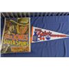 Image 1 : Buck Jones Silvers Spurs Poster & Edmonton Oilers 87-88 Stanley Cup Pennant