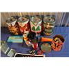 Image 2 : Lot of Tins W/ Misc (Coco-Cola, Royal Dansk, Dragon Dominoes, Mocking Jay Promo Mug, Etc;)