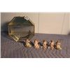 Image 1 : Angel Figurines & A Glass Case