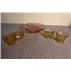 Image 1 : Lot of Depression Glass (Bowl, Two Cream & Sugar Sets)
