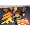 Image 1 : Lot of Misc (Tobacco Tins, Lighters, Water Guns, Etc;)