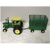 Image 1 : John Deere 4320 Dealers Edition Tractor & Wagon 1:16