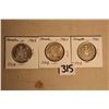 Image 1 : Canada 50 Cent Coins (1963-65)(3)