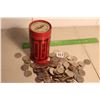 Image 1 : US Quarters (106)(Various Dates) W/ Coin Bank