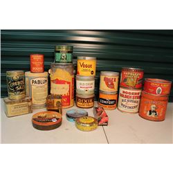 Lot of Assorted Vintage Tins (20)