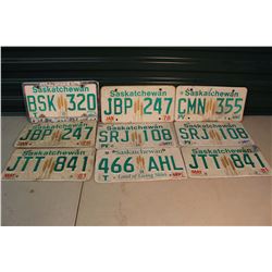 Saskatchewan License Plates (9)
