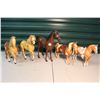 Image 1 : Lot of Toy Horses (5)(Some W/Saddles)