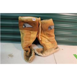 Hand Beaded 14" Tall Mukluks