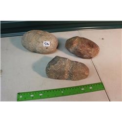 Stone Hammers Heads (3)