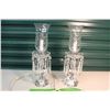Image 1 : Pair Of Crystal Electric Lamps