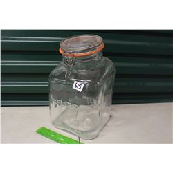 Flour Glass 5 Lb Jar