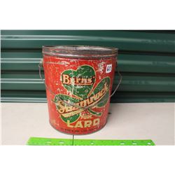 Burns Shamrock Lard Pail (5lbs)