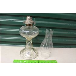 Coal Oil Lamp W/Chimney