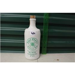 Royal Charter Hudson's Bay Co. Stoneware Bottle (1989 SK Roughriders Edition)