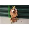 Image 1 : Copper & Brass Server W/Chicken Finacle