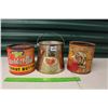 Image 1 : Peanut Butter Tins (3) (Golden Nut, Squirrel, Etc)