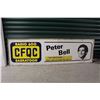 Image 2 : CFQC Radio Tin Bus Advertising (Peter Bell & Dave McKinnon)(2)(Both Double-Sided)(70"x14")