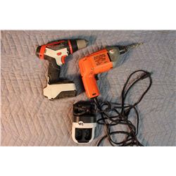 Black & Decker: Electric Drill,Cordless Drill W/Charger