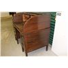 Image 3 : Wooden Roll Top Desk (48”x30”x45” Tall)