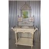 Image 1 : Ornate Washstand w/Mirror (38”x19”x73” Tall)