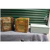 Image 1 : Wooden Boxes (3)(Canadian Dry, 7UP)(17”x12”)
