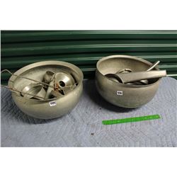 Lot of Cream Separator Attachments